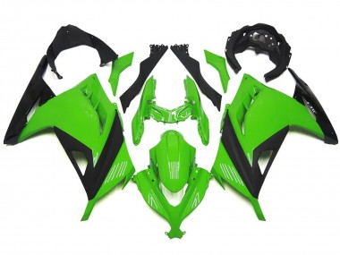 High Gloss Green and Black 13-18 Ninja 300 Fairings