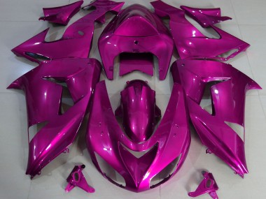 Hot Pink Plain 06-07 ZX10R Fairings
