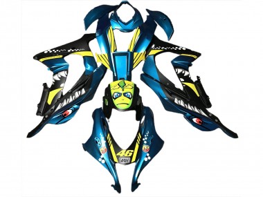 Light Blue Shark 16-19 ZX10R Fairings