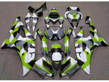 Light Green Camo Plain 08-16 R6 Fairings