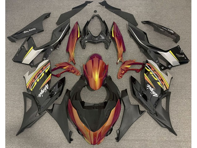 Liquid Orange and Grey 18-23 Ninja 400 Fairings