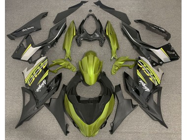 Liquid Yellow and Grey 18-23 Ninja 400 Fairings