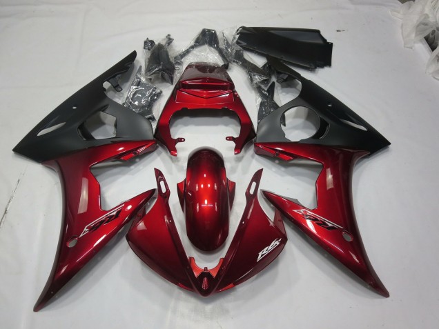 Maroon Red 05 R6 Fairings Maroon Red 05 R6 Fairings