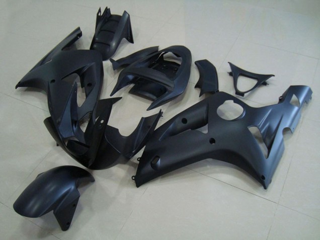Matte Black 03-04 ZX6R Fairings Matte Black 03-04 ZX6R Fairings