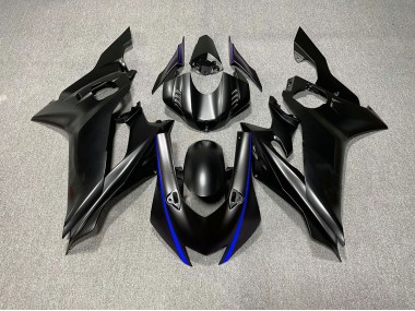 Matte Black & Blue Accents 17-21 R6 Fairings