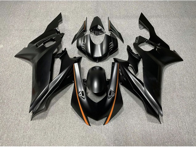 Matte Black & Orange Accents 17-21 R6 Fairings Matte Black & Orange Accents 17-21 R6 Fairings