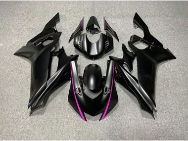 Matte Black & Pink Accents 17-21 R6 Fairings