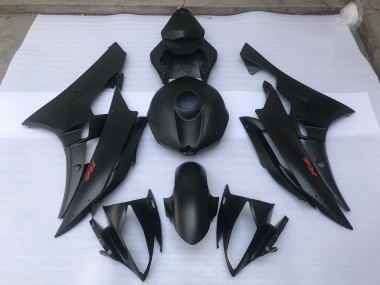 Matte Black Plain 06-07 R6 Fairings