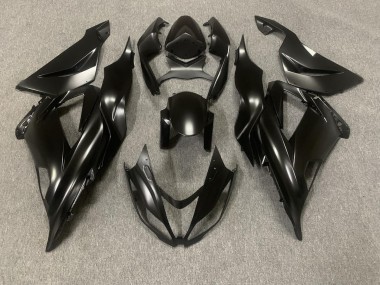 Matte Black & Protective Coat 13-18 ZX6R Fairings