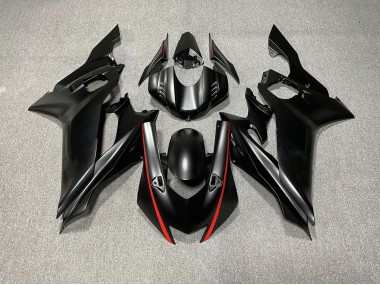 Matte Black & Red Accents 17-21 R6 Fairings