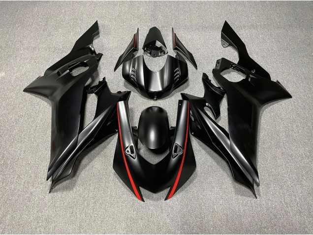 Matte Black & Red Accents 17-21 R6 Fairings Matte Black & Red Accents 17-21 R6 Fairings