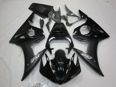 Matte Black White Decal 05 R6 Fairings