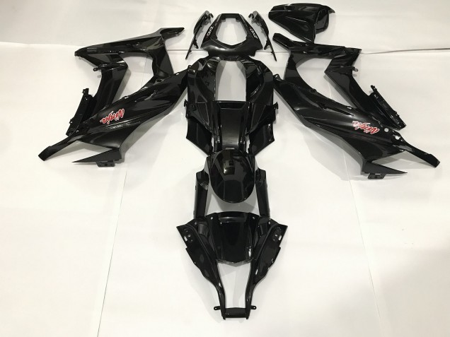 Metallic Black 09-12 ZX6R Fairings Metallic Black 09-12 ZX6R Fairings