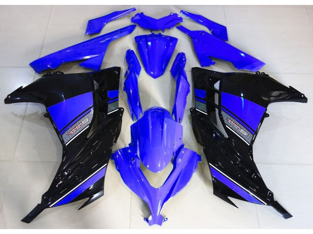 Midnight Blue and Black 13-18 Ninja 300 Fairings
