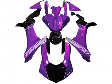 Mood Purple and Black 15-19 R1 Fairings
