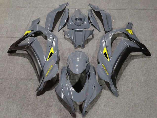 Nardo Grey & Black 16-19 ZX10R Fairings Nardo Grey & Black 16-19 ZX10R Fairings