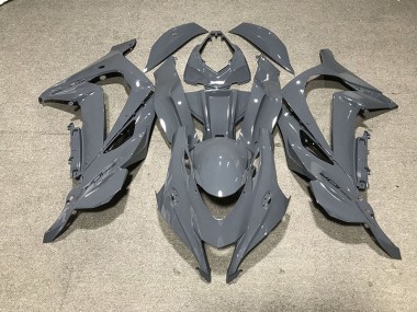 Nardo Grey Black Logo 16-19 ZX10R Fairings