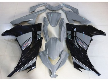 Nardo Grey and Black 13-18 Ninja 300 Fairings