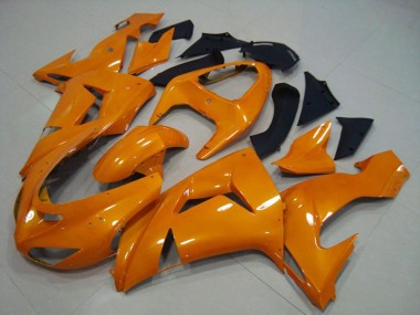 Orange Plain 06-07 ZX10R Fairings