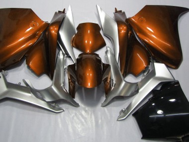 Orange and Silver 10-13 VFR1200 Fairings