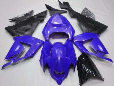 Pearl Blue & Black 04-05 ZX10R Fairings