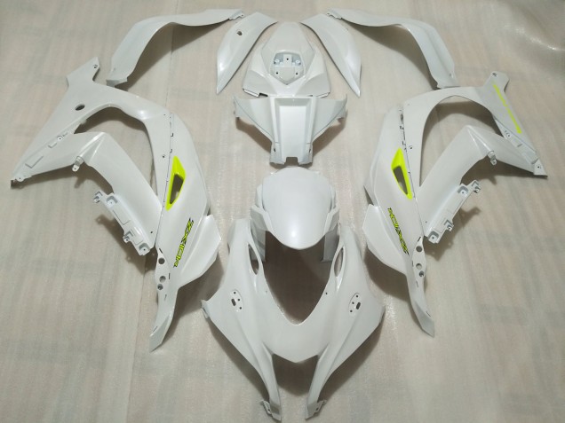 Pearl White 16-19 ZX10R Fairings Pearl White 16-19 ZX10R Fairings