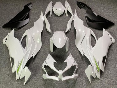 Pearl White 19-23 ZX6R Fairings