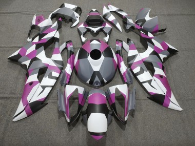 Pink Camo Plain 08-16 R6 Fairings