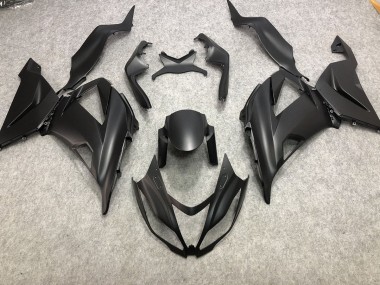 Plain Matte Black 13-18 ZX6R Fairings