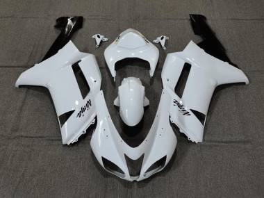 Plain White Gloss 07-08 ZX6R Fairings