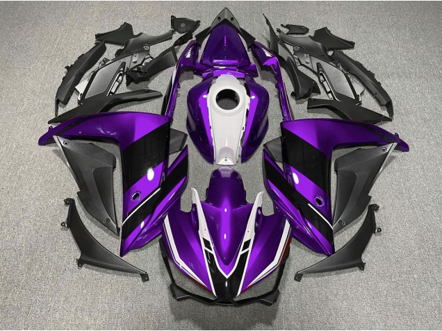 Purple Black and White 15-18 R3 Fairings Purple Black and White 15-18 R3 Fairings