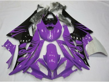 Purple Flame Style 08-16 R6 Fairings
