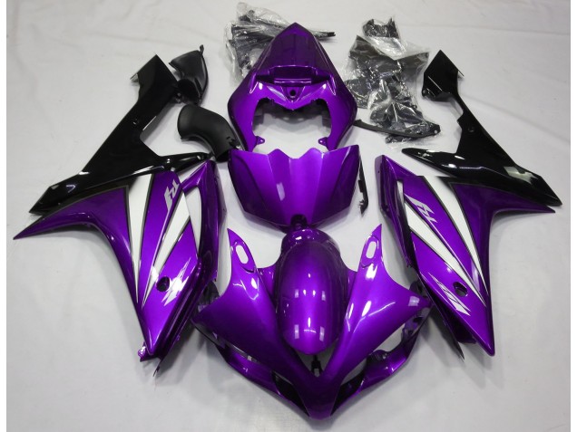 Purple White and Black 07-08 R1 Fairings Purple White and Black 07-08 R1 Fairings