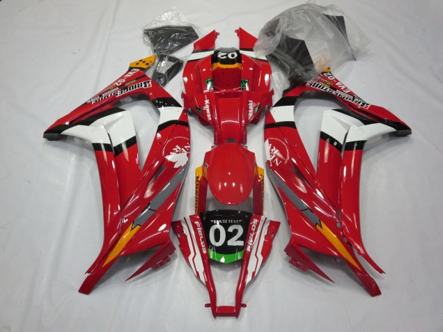 Red 02 11-15 ZX10R Fairings