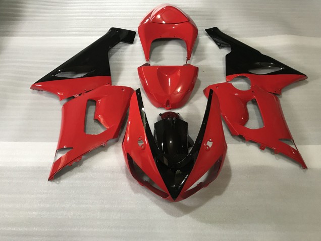 Red & Black 05-06 ZX6R Fairings Red & Black 05-06 ZX6R Fairings