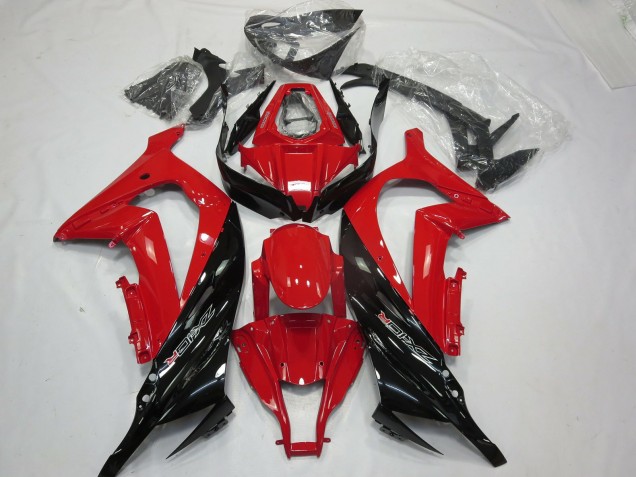 Red Black Gloss 11-15 ZX10R Fairings Red Black Gloss 11-15 ZX10R Fairings