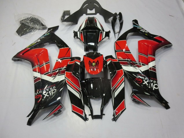 Red Black Special 11-15 ZX10R Fairings