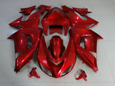 Red Deep Gloss 06-07 ZX10R Fairings