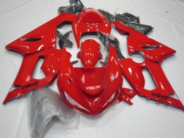 Red Gloss 05-06 ZX6R Fairings