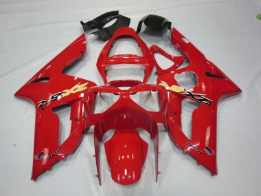 Red Ninja 03-04 ZX6R Fairings