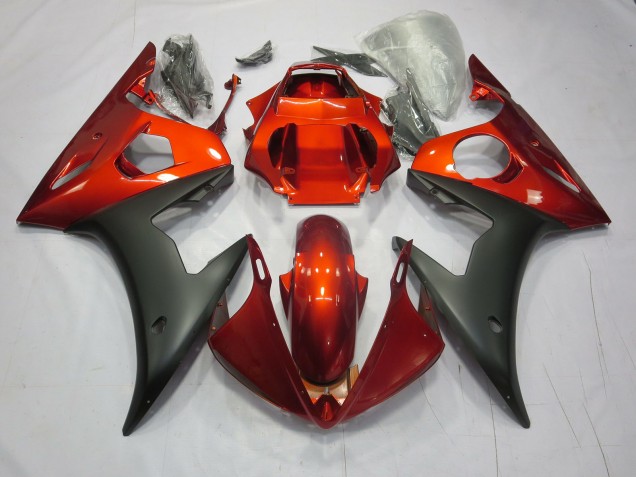 Red / Orange Matte 03-04 R6 Fairings Red / Orange Matte 03-04 R6 Fairings