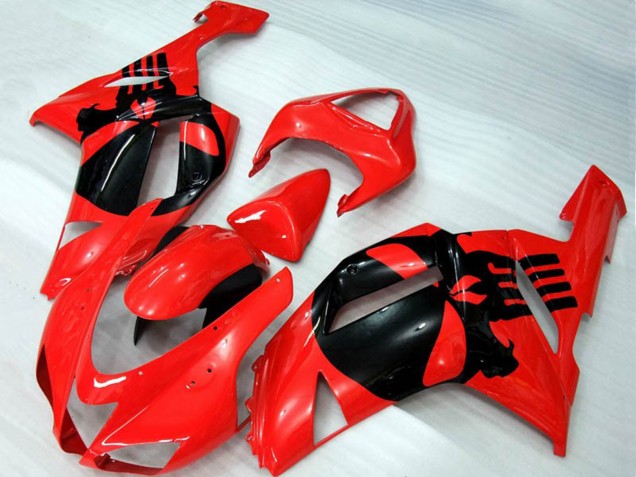 Red Skull 07-08 ZX6R Fairings Red Skull 07-08 ZX6R Fairings