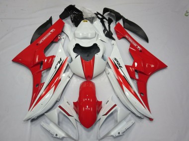 Red White OEM Style 06-07 R6 Fairings