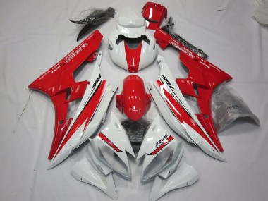 Red White Style Design 06-07 R6 Fairings