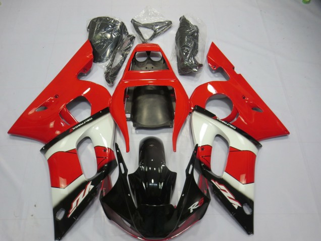 Red White and Black 98-02 R6 Fairings