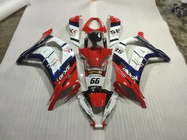 Red blue and White Race 11-15 ZX10R Fairings