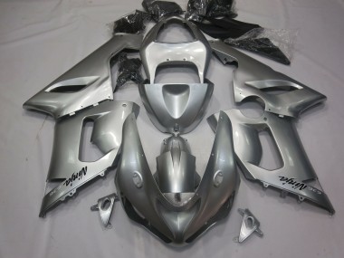 Silver 05-06 ZX6R Fairings