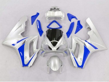 Silver and Blue 06-08 Daytona 675 Fairings