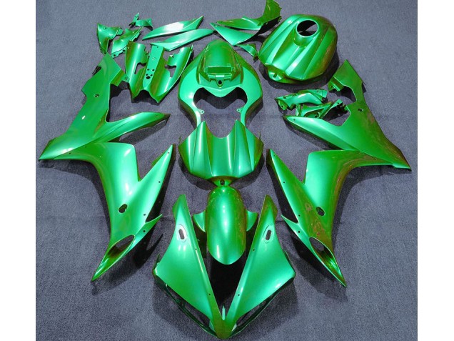 Solid Green 04-06 R1 Fairings