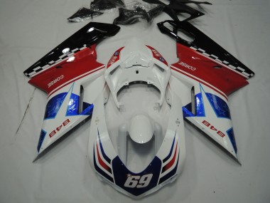 Star Blue 07-14 Ducati 848 1098 1198 Fairings